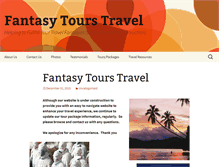 Tablet Screenshot of fantasytours.com